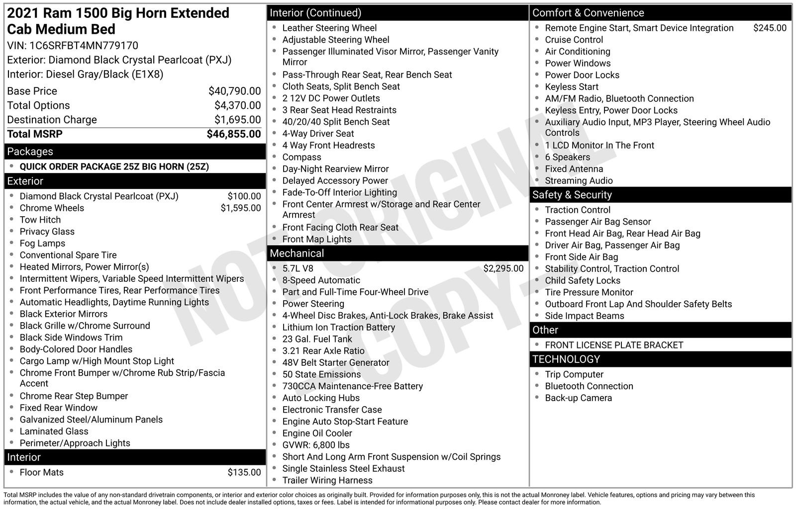 Used 2021 RAM 1500 Big Horn image 35
