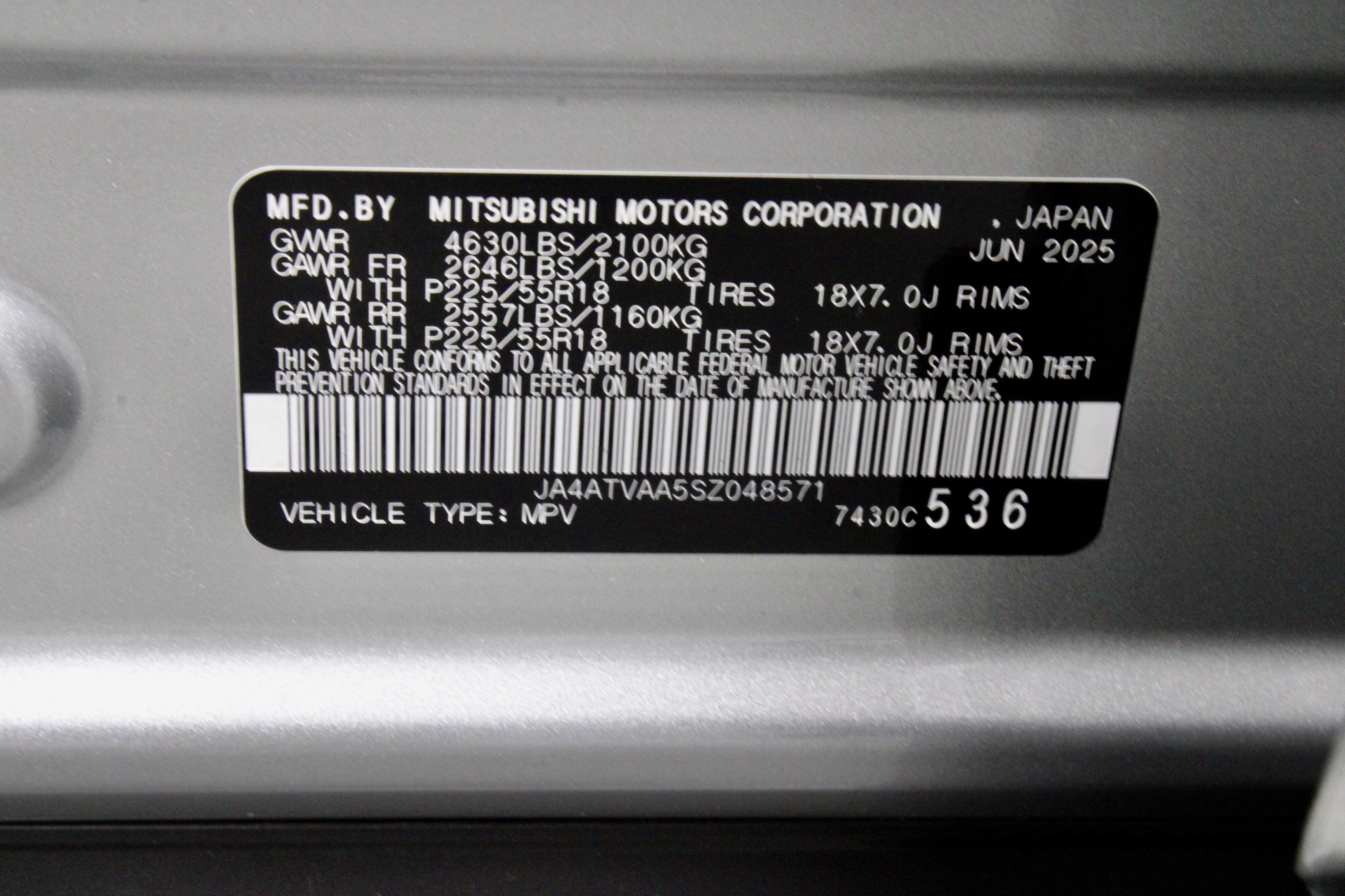 New 2025 Mitsubishi Eclipse Cross LE image 29