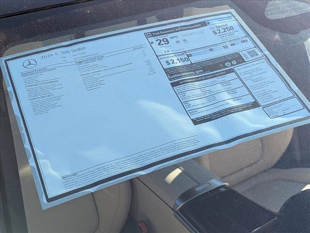 New 2026 Mercedes-Benz C 300 Sedan image 18