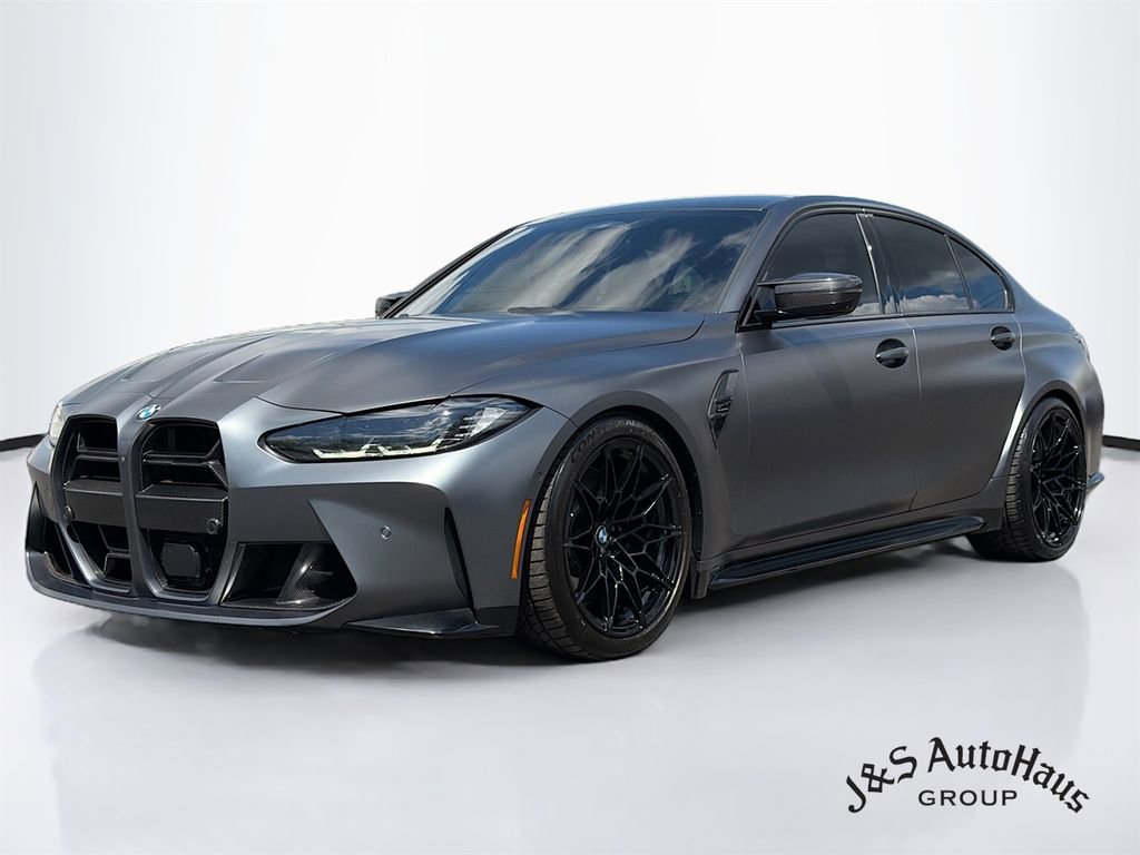 Used 2022 BMW M3 Competition w/ M Carbon Exterior Package AWD/4WD image 3