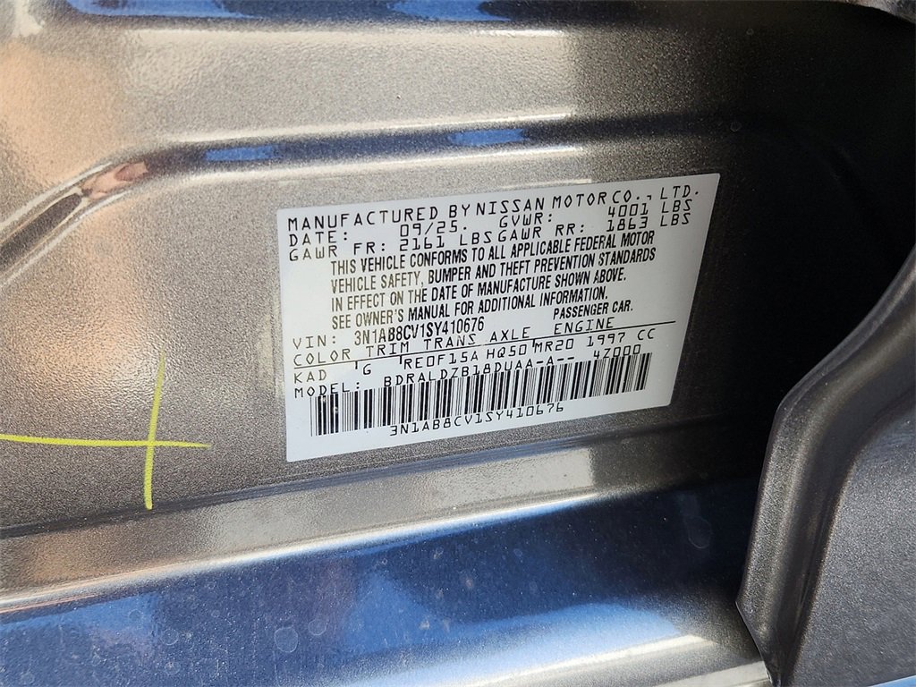 New 2025 Nissan Sentra SV w/ All-Weather Package image 10