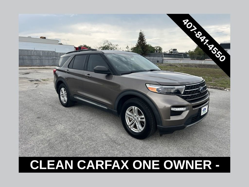 Used 2021 Ford Explorer XLT w/ Equipment Group 202A RWD image 1