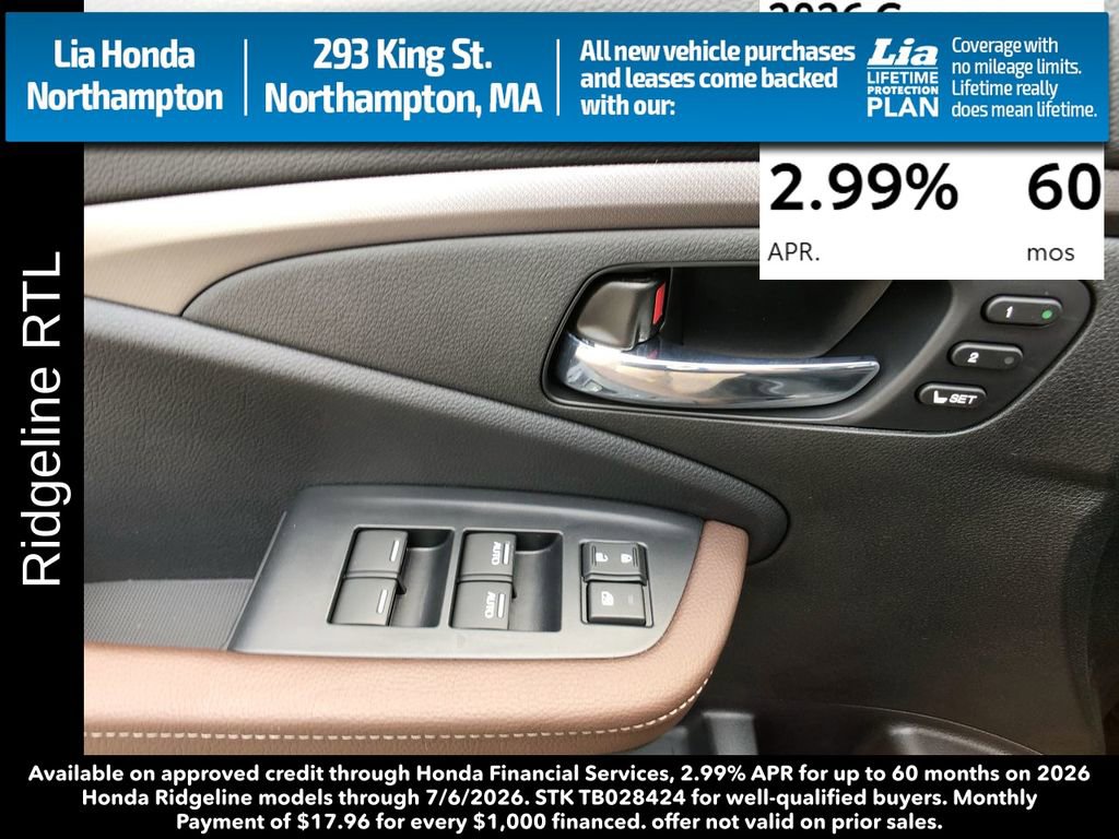 New 2026 Honda Ridgeline RTL image 15