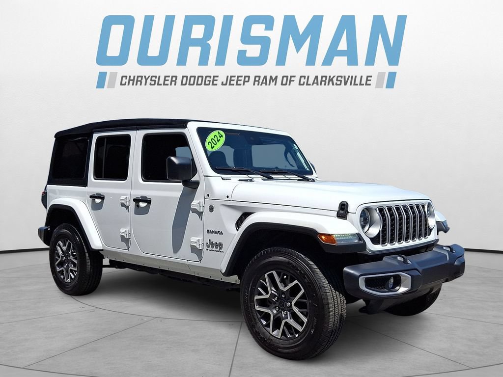 Used 2024 Jeep Wrangler Unlimited Sahara w/ Technology Group AWD/4WD image 1