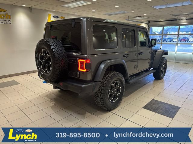 Used 2022 Jeep Wrangler Unlimited Rubicon 4xe w/ Steel Bumper Group image 24