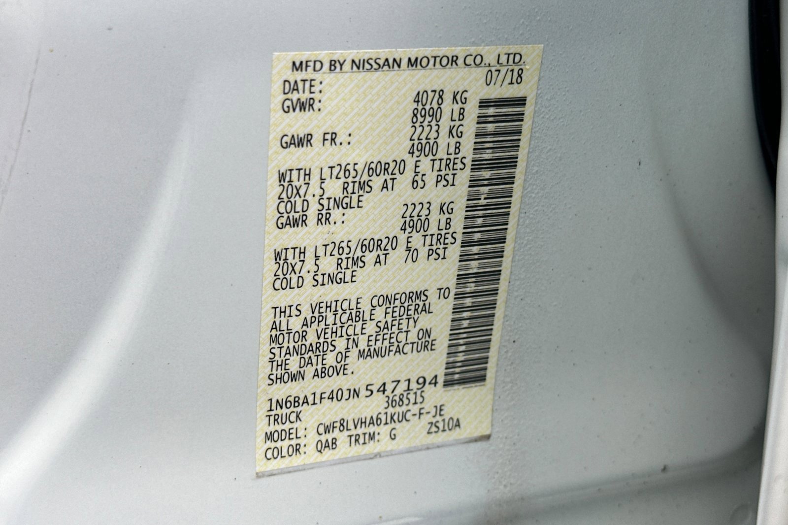 Used 2018 Nissan Titan SL w/ Chrome Package image 55