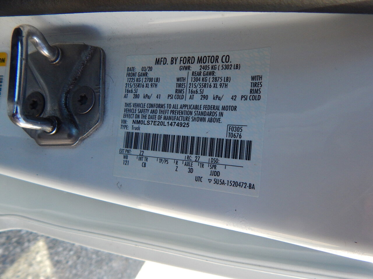 Used 2020 Ford Transit Connect XL image 30