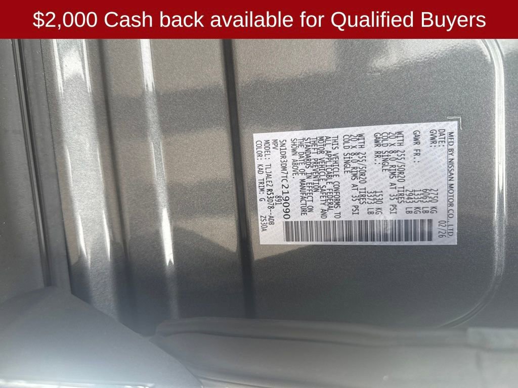 New 2026 Nissan Pathfinder Platinum image 31