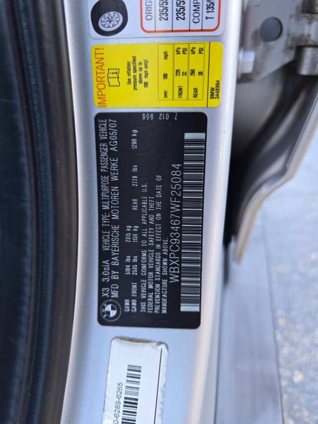 Used 2007 BMW X3 3.0si AWD/4WD image 23