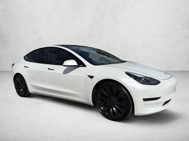 Used 2021 Tesla Model 3 Performance AWD/4WD image 3