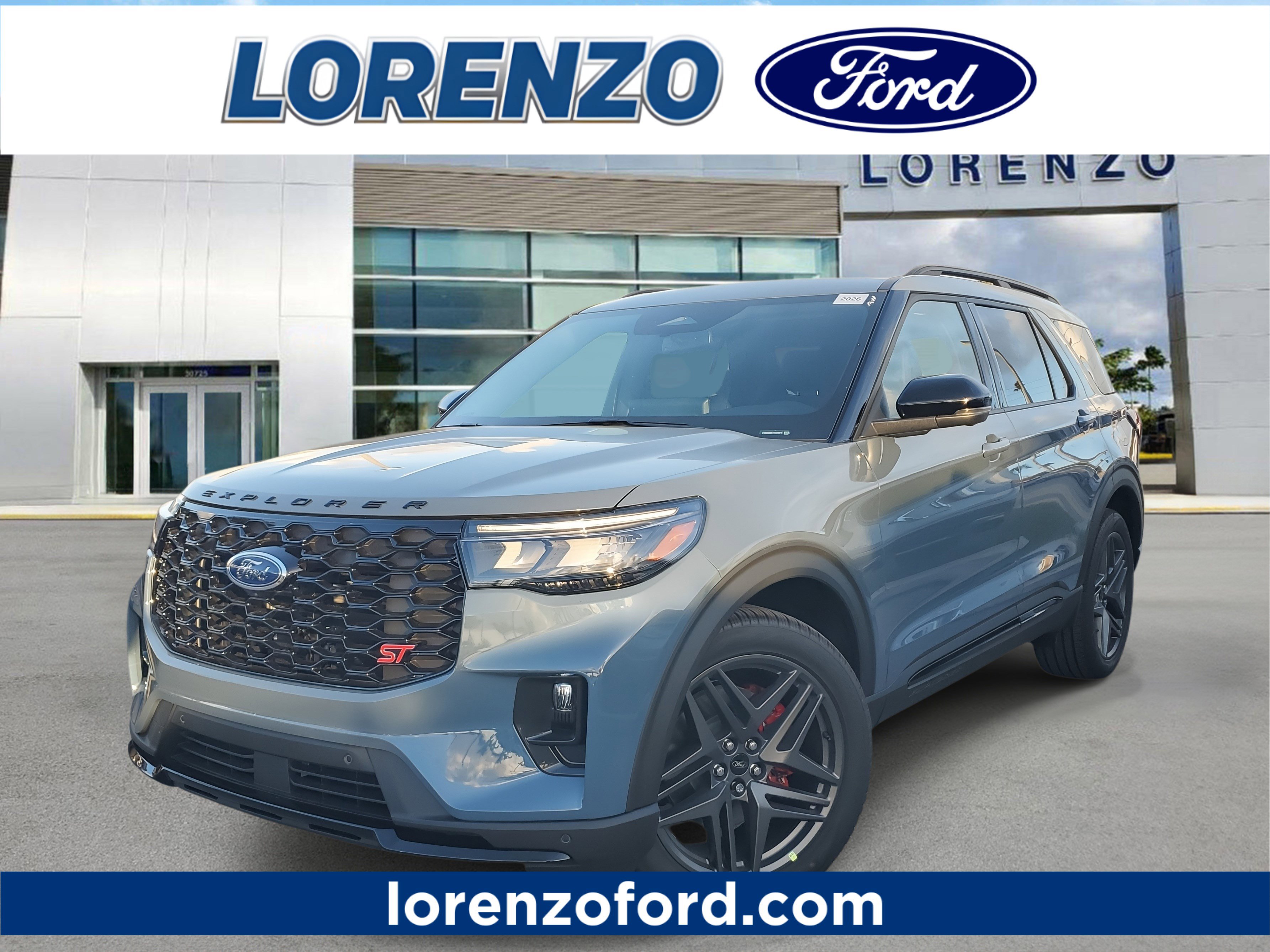 New 2026 Ford Explorer ST w/ Sun And Sound Package