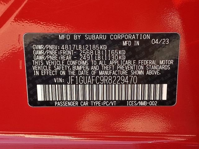 Certified 2024 Subaru Impreza 2.0i Sport AWD/4WD image 29