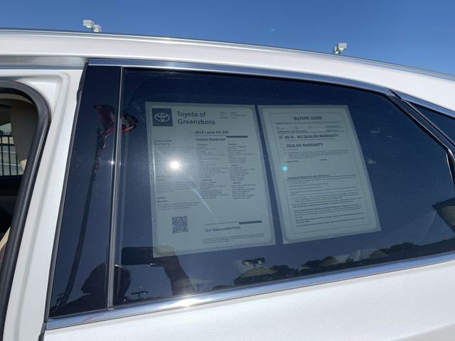 Used 2018 Lexus RX 350 FWD w/ Premium Package image 38