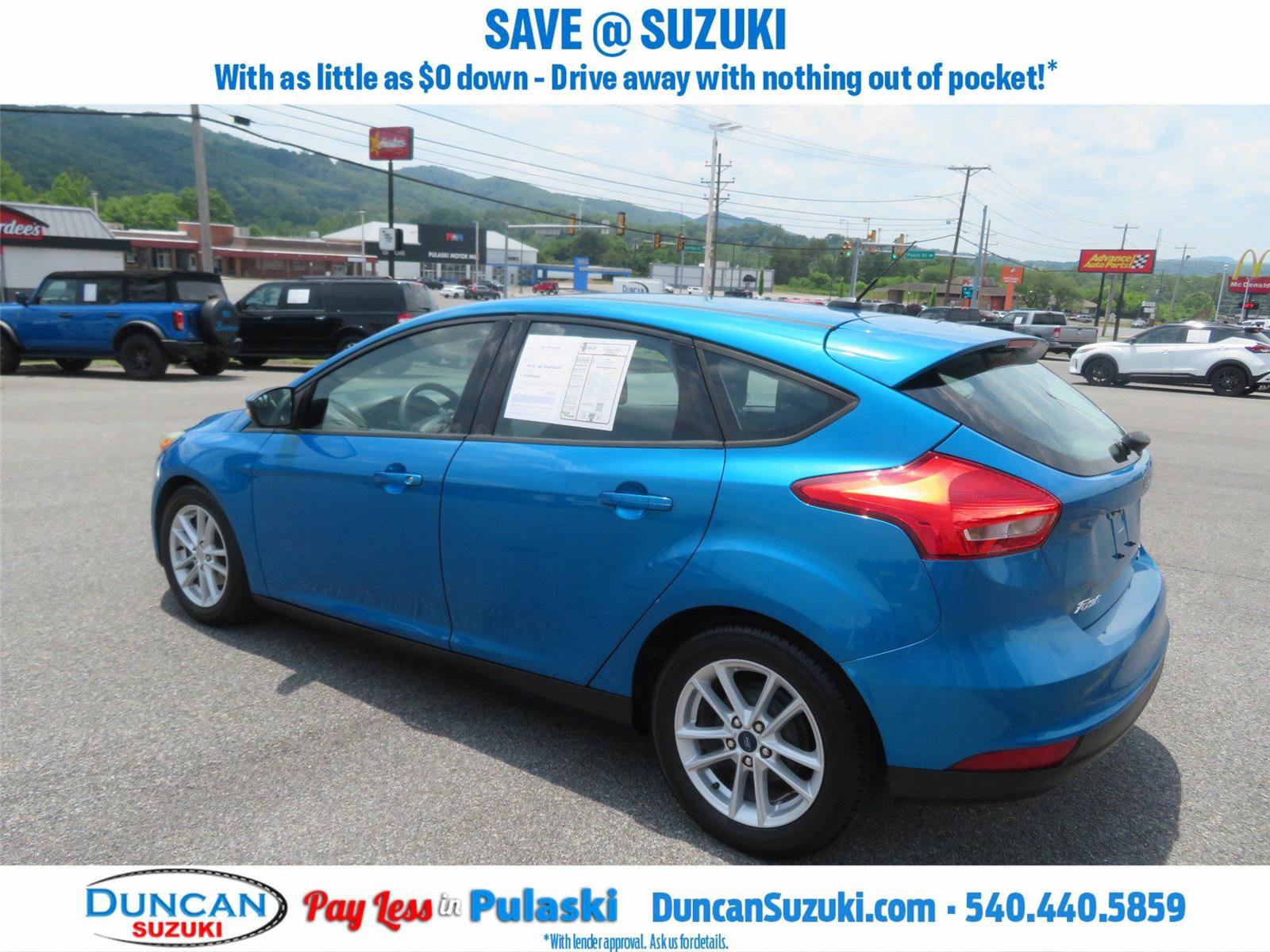 Used 2015 Ford Focus SE w/ Interior Protection Package image 5