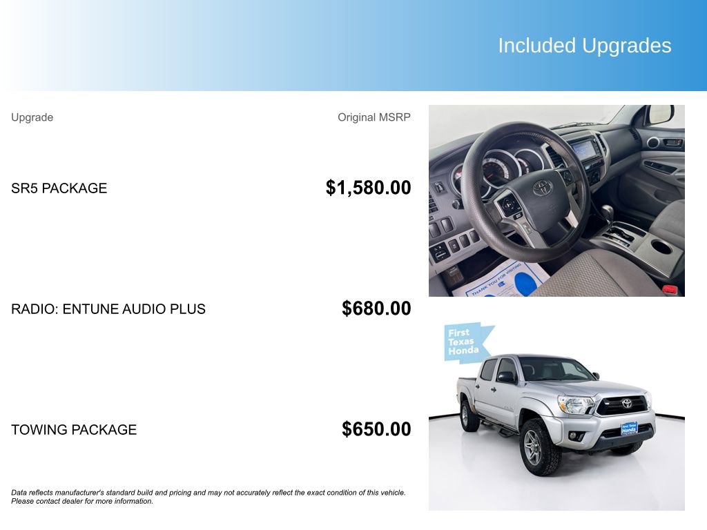 Used 2014 Toyota Tacoma PreRunner w/ SR5 Package image 5