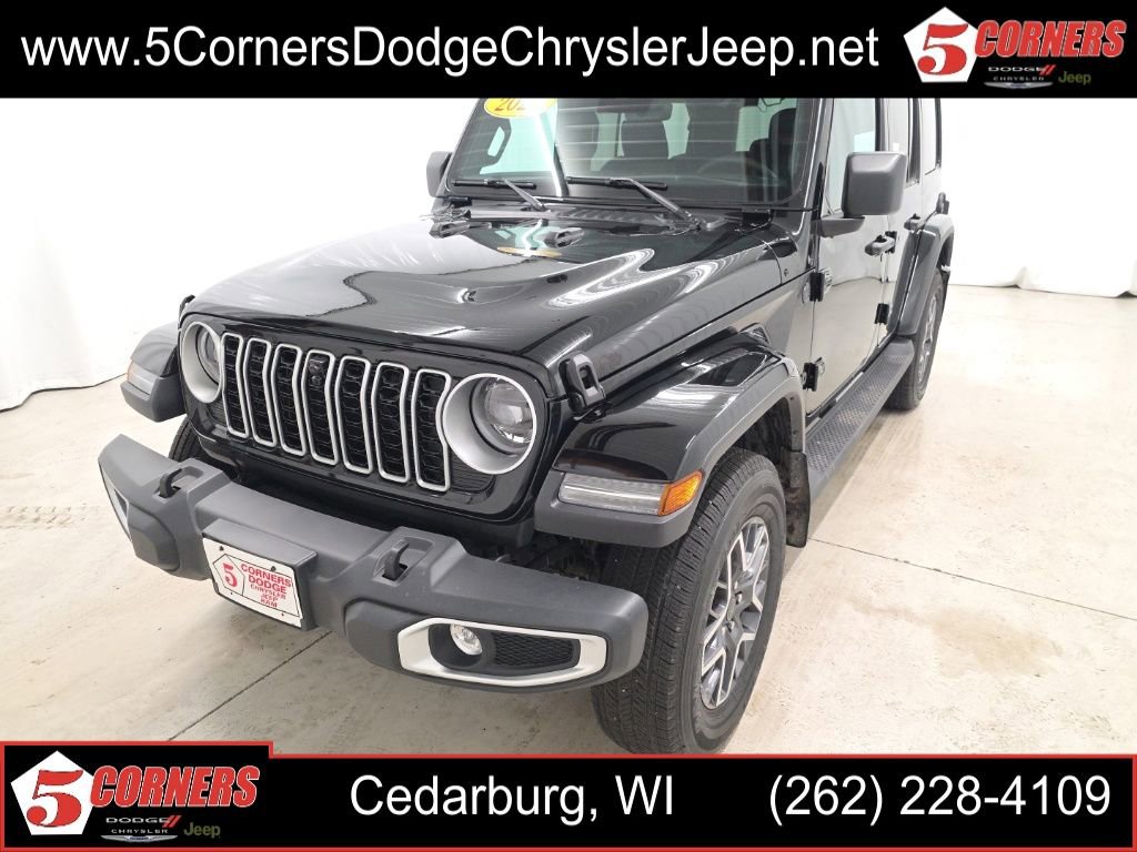 Used 2025 Jeep Wrangler Sahara w/ Technology Group image 1