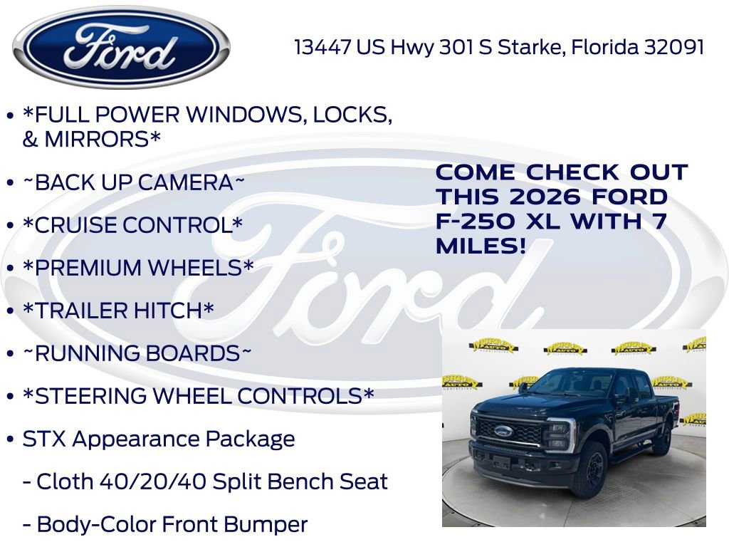 New 2026 Ford F250 XL w/ STX Appearance Package image 10