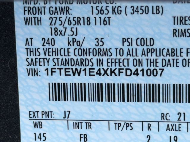 Used 2019 Ford F150 XLT w/ Equipment Group 302A Luxury image 32