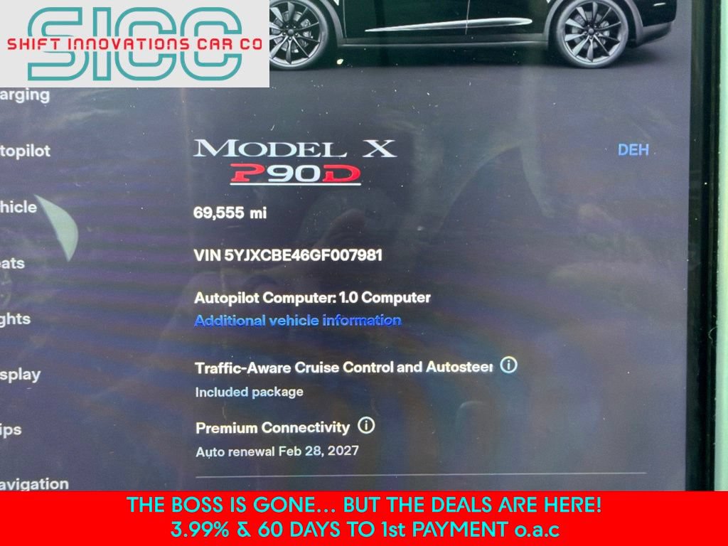 Used 2016 Tesla Model X P90D AWD/4WD image 11