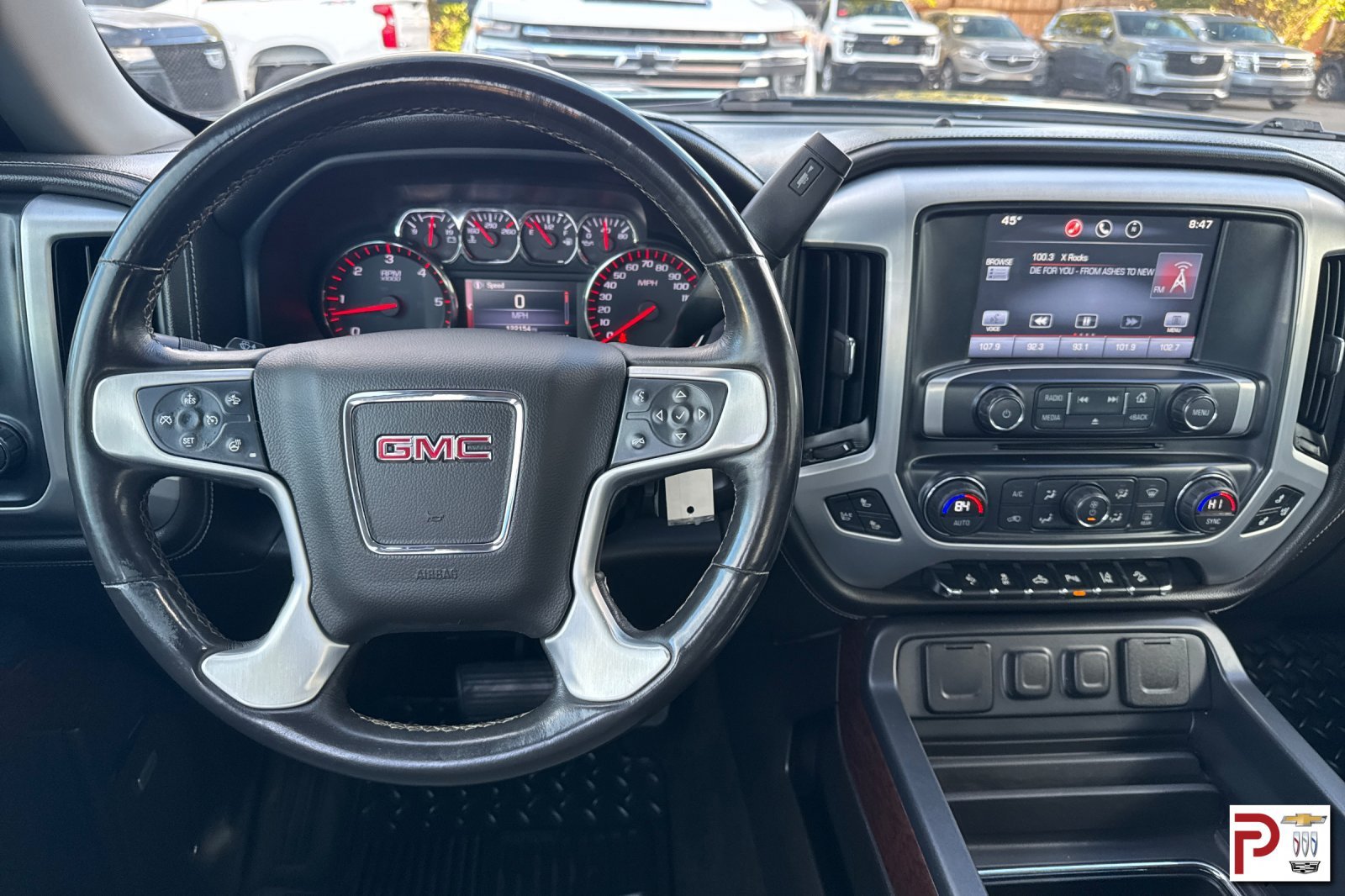 Used 2015 GMC Sierra 1500 SLT w/ SLT Crew Cab Value Package AWD/4WD image 16