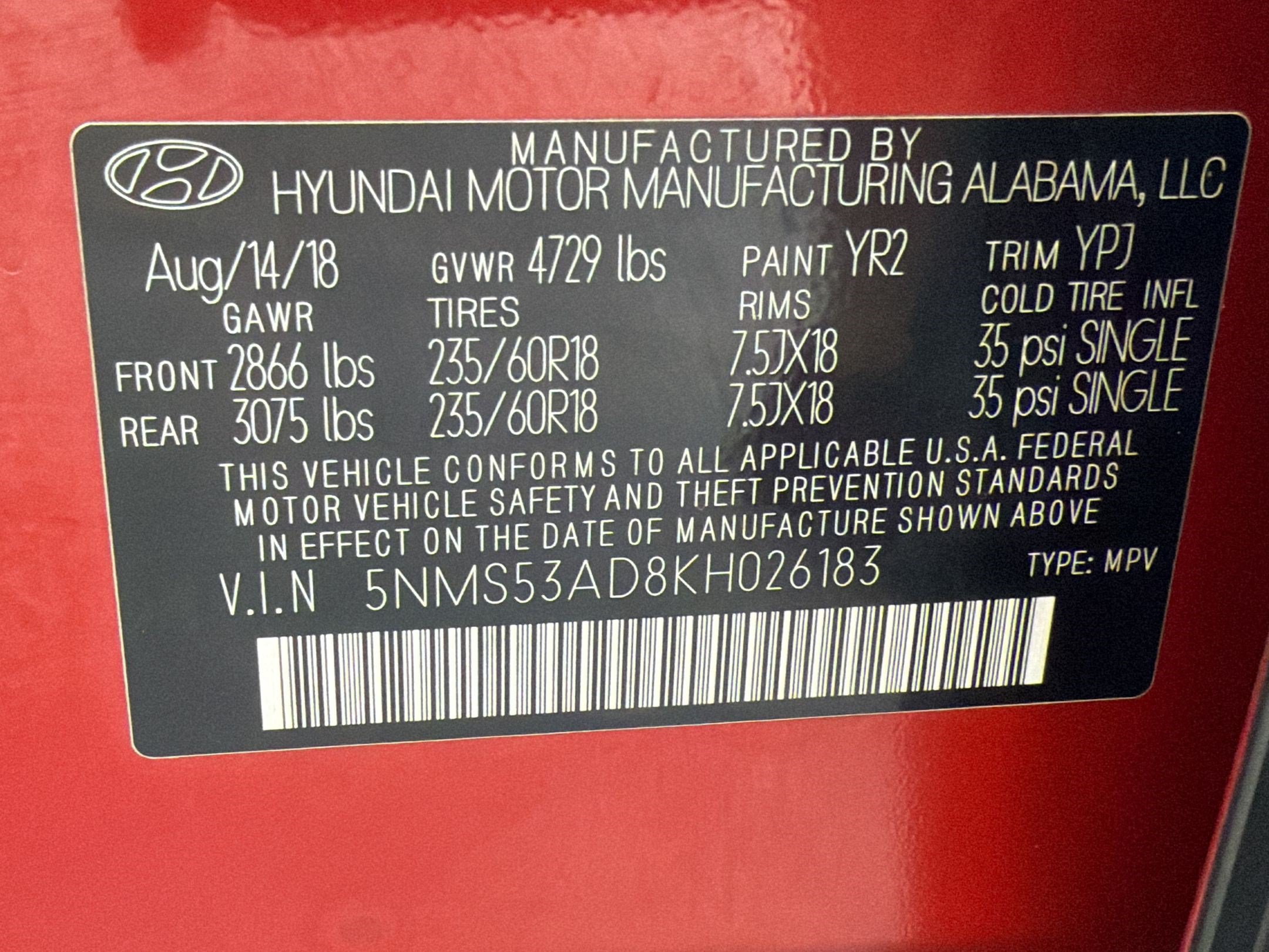 Used 2019 Hyundai Santa Fe FWD image 25