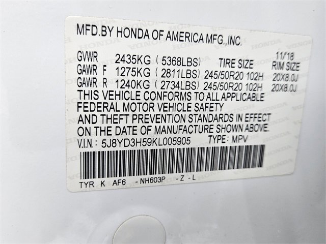 Used 2019 Acura MDX FWD w/ Technology Package image 18