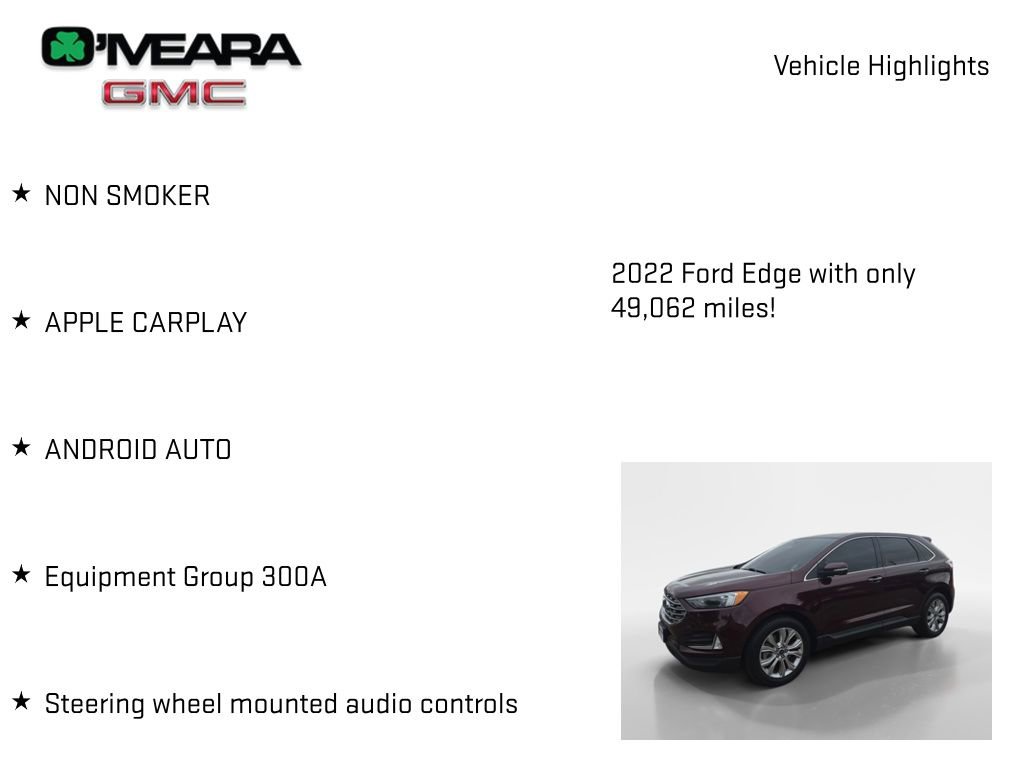 Used 2022 Ford Edge Titanium AWD/4WD image 7