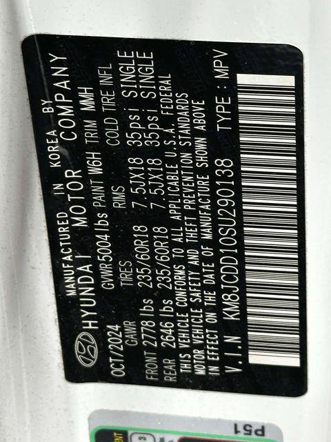 Certified 2025 Hyundai Tucson SEL AWD/4WD image 32