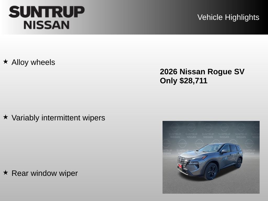 Used 2026 Nissan Rogue SV AWD/4WD image 40