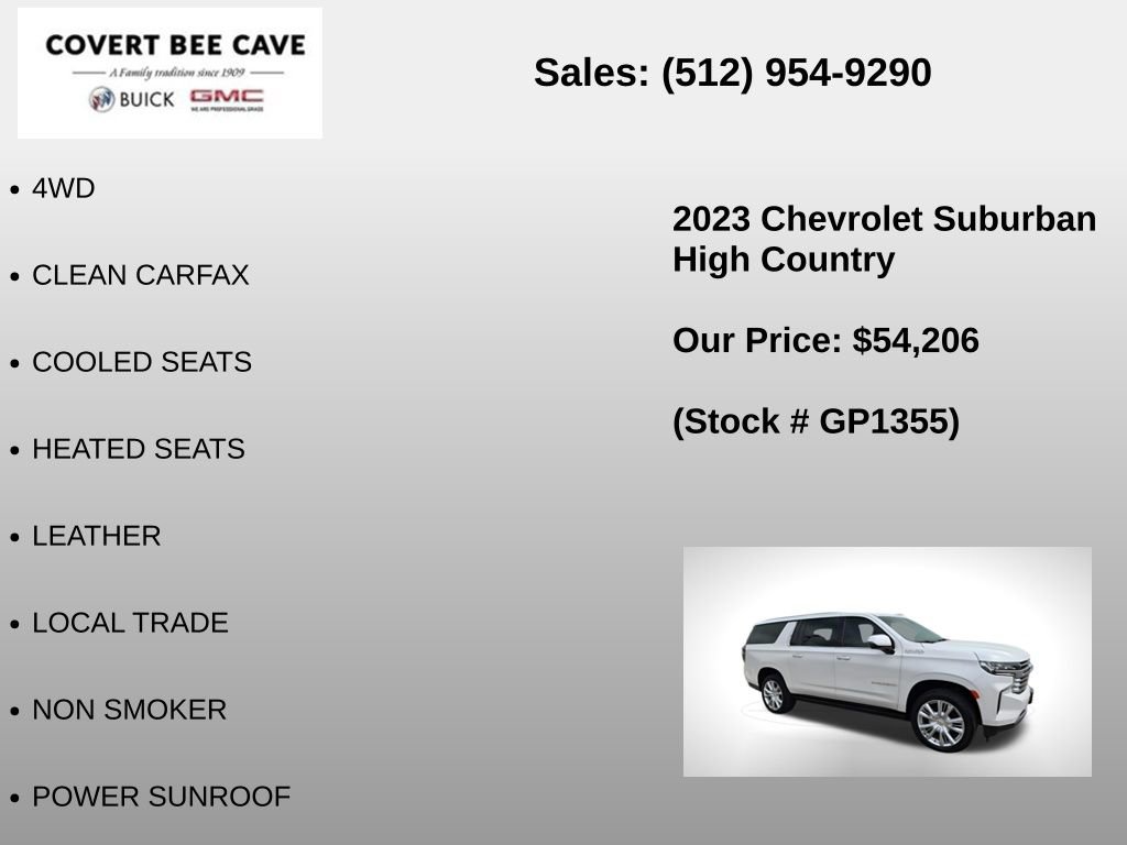 Used 2023 Chevrolet Suburban High Country image 6