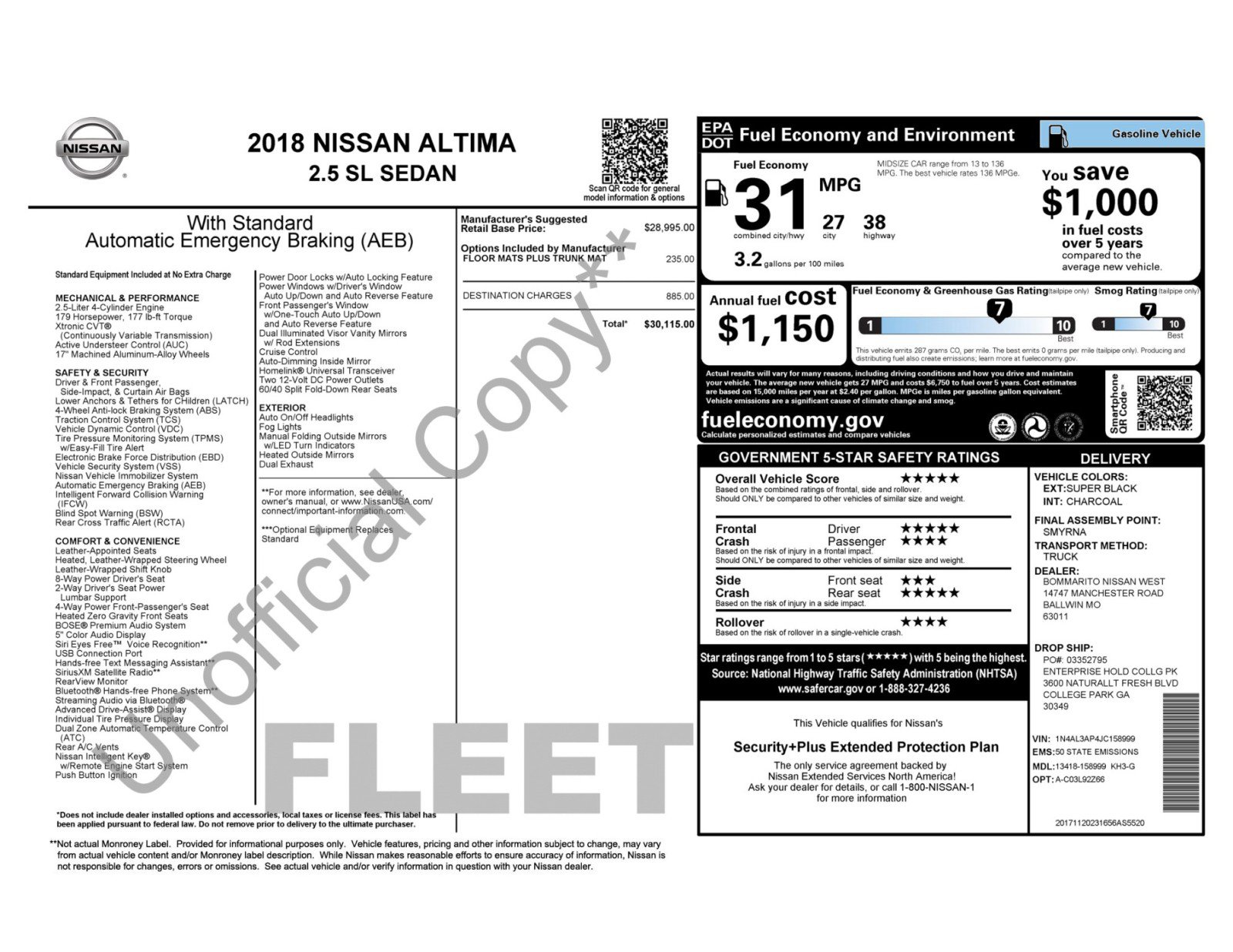 Used 2018 Nissan Altima 2.5 SL FWD image 46