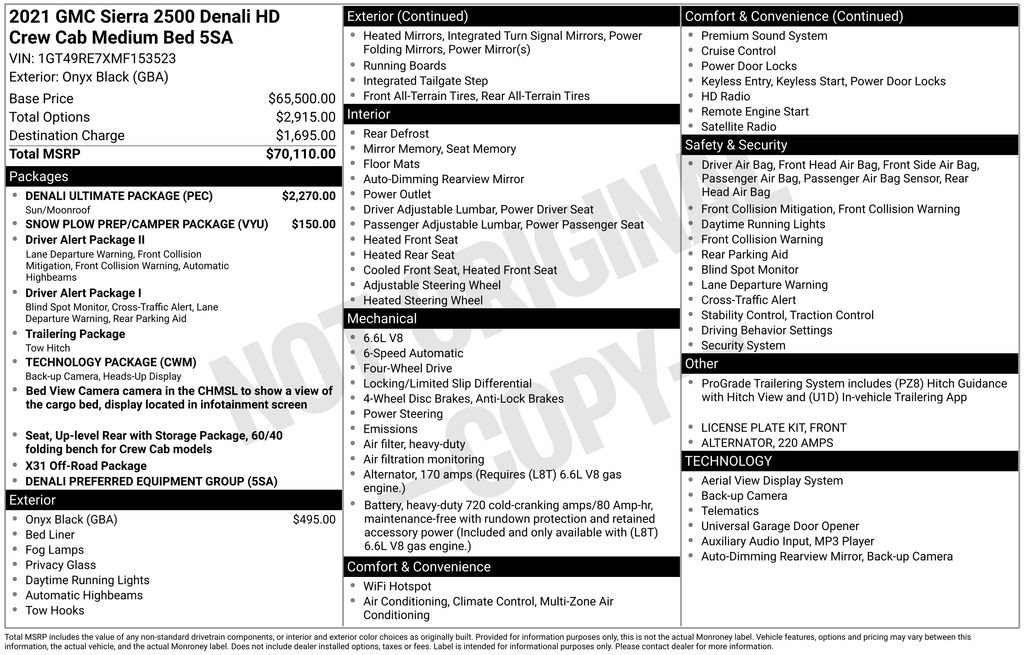 Used 2021 GMC Sierra 2500 Denali w/ Denali Ultimate Package image 4