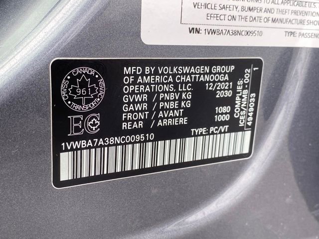 Used 2022 Volkswagen Passat 2.0T image 25