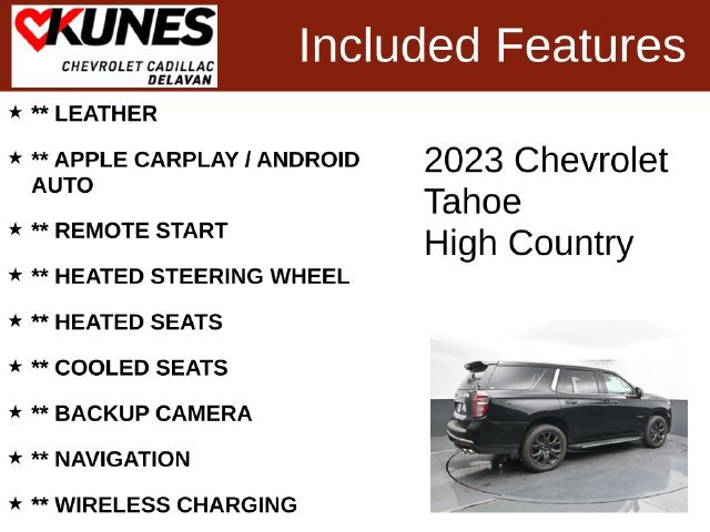 Used 2023 Chevrolet Tahoe High Country w/ Advanced Technology Package AWD/4WD image 3