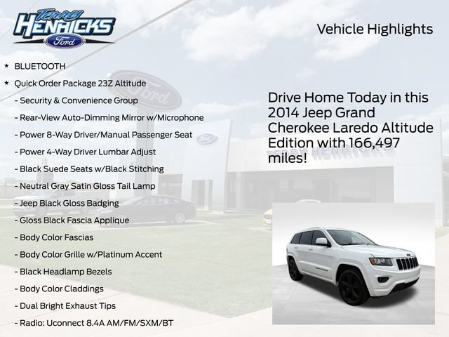 Used 2014 Jeep Grand Cherokee Altitude AWD/4WD image 4