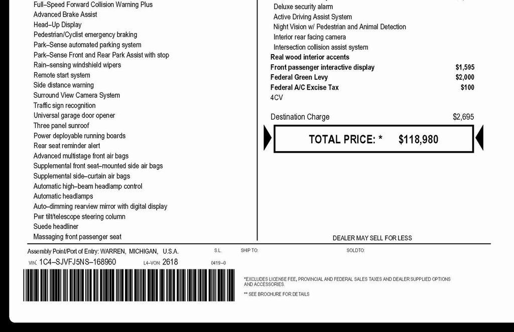 Used 2022 Jeep Grand Wagoneer Series II w/ Convenience Group III image 3