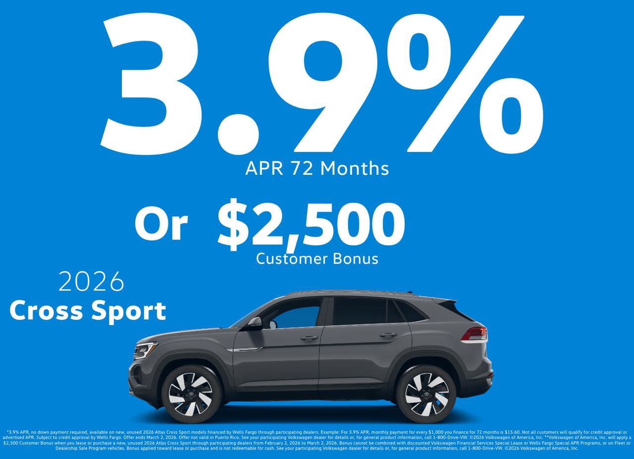 New 2026 Volkswagen Atlas Cross Sport SEL Premium R-Line image 3