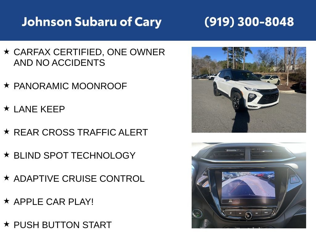 Used 2023 Chevrolet TrailBlazer RS w/ Sun and Liftgate Package image 6