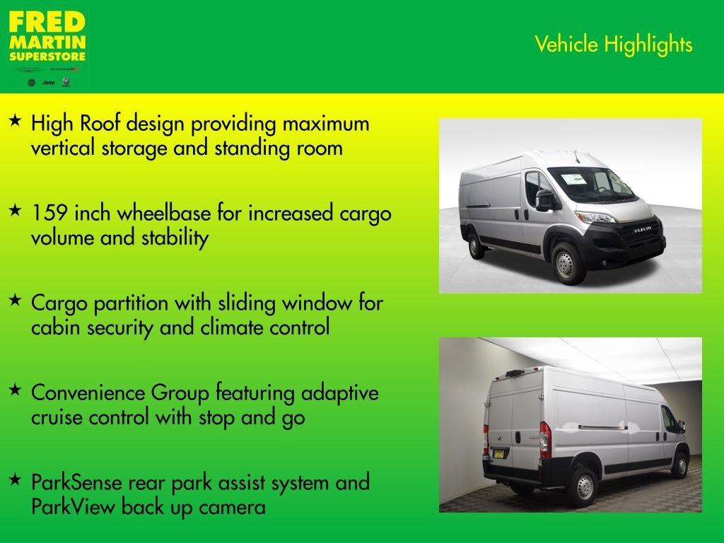 New 2026 RAM ProMaster 2500 w/ Convenience Group FWD image 8