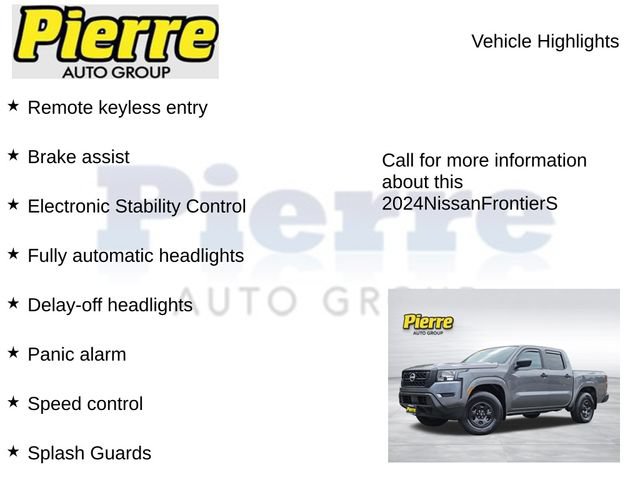 Used 2024 Nissan Frontier S w/ S Utility Package AWD/4WD image 15