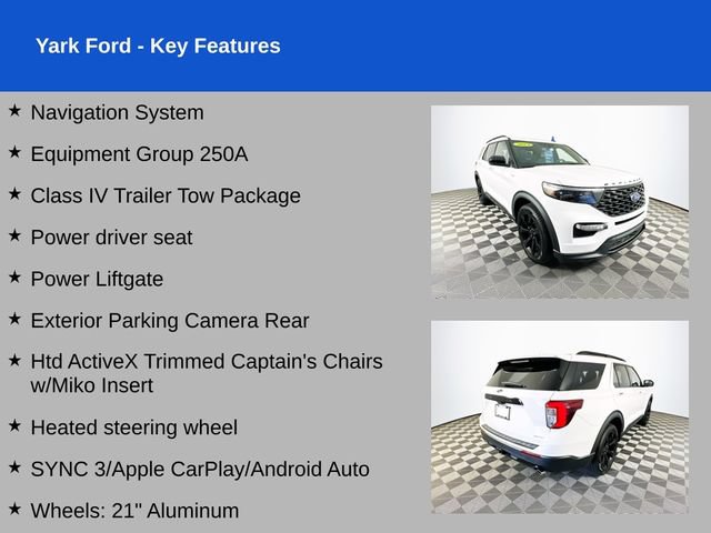 Certified 2023 Ford Explorer ST-Line w/ Class IV Trailer Tow Package AWD/4WD image 2