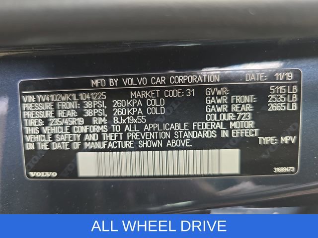 Used 2020 Volvo V60 T5 Cross Country w/ Protection Package Premier image 36