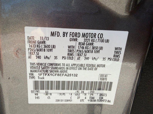 Used 2014 Ford F150 STX w/ Equipment Group 201A Mid image 14