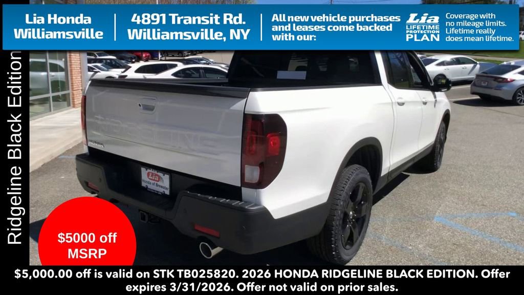 New 2026 Honda Ridgeline Black Edition image 8