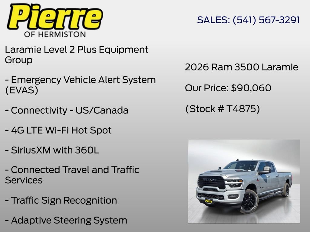 New 2026 RAM 3500 Laramie AWD/4WD image 36