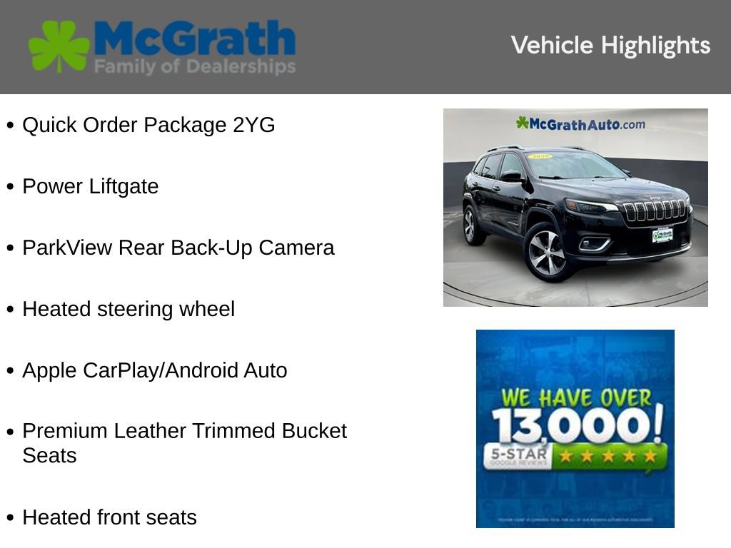 Used 2020 Jeep Cherokee Limited AWD/4WD image 3
