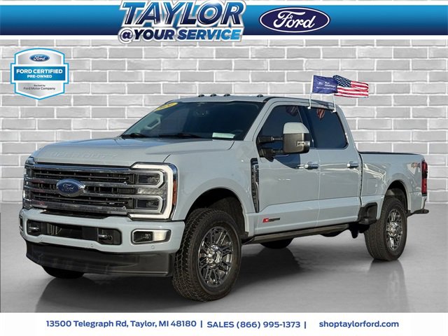 Certified 2024 Ford F350 Limited w/ Snow Plow Prep Package