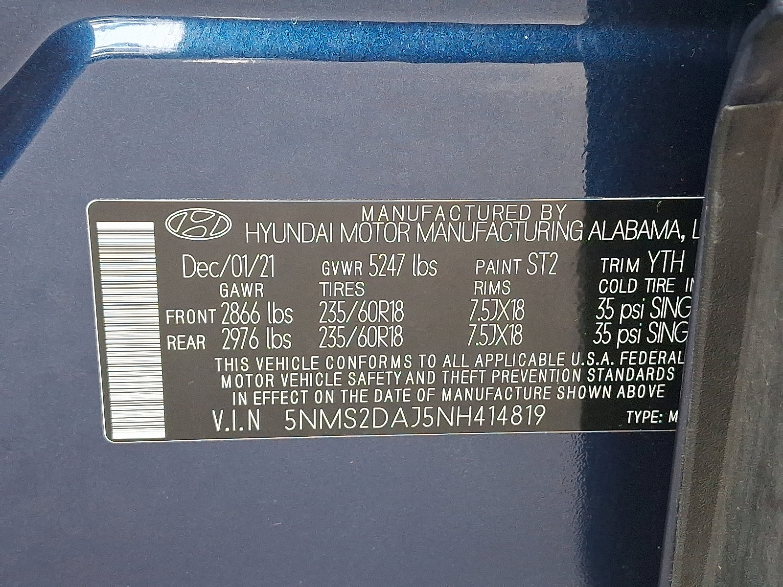 Certified 2022 Hyundai Santa Fe SEL w/ Cargo Package image 25