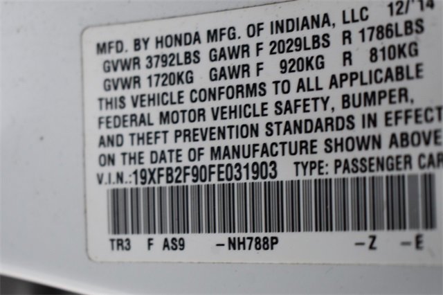 Used 2015 Honda Civic EX-L image 14