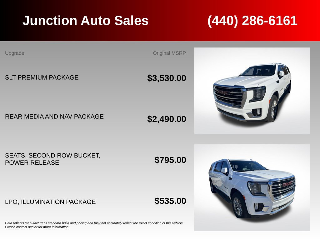 Used 2021 GMC Yukon XL SLT w/ SLT Premium Package AWD/4WD image 5